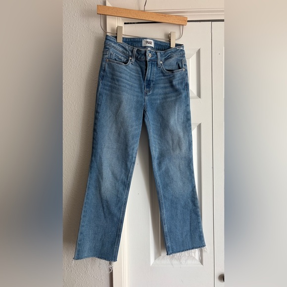 Paige Denim Jeans Cindy Music Distressed ankle fray size 26 - Picture 6 of 12